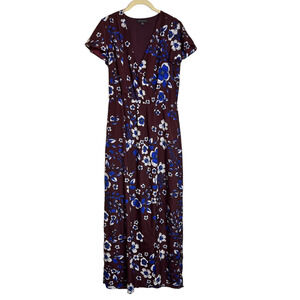 open lace back dress Women’s Peplum Pencil Dress – Modest Structured Work Dress with Elbow Sleeves Navy / L at SexyModest main image 1